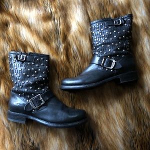Frye Jenna Cut Stud Short Boot